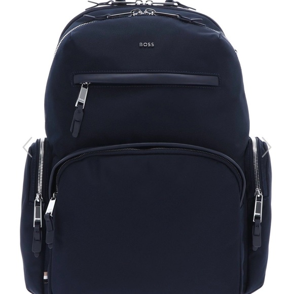 BOSS Men's Navy Backpack - Picture 2 of 4